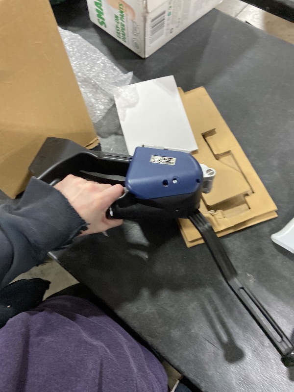 Photo 1 of SWANSOFT Electric Strapping Machine for Width 0.51" - 0.63" PP PET Straps, 2 x 5000mAh Battery Automatic Strapping Tool, Handheld Semi-Automatic Banding Tools for Packaging Box Pallet