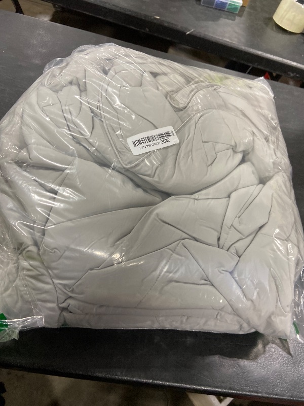 Photo 1 of Bedsure Cooling Comforter Cal King - Cooling Blankets for Hot Sleepers, Lightweight Comforter for Summer with Dual-Sided Cool Tech, Soft Breathable Cold Blanket for Sleeping, Grey, 102x96 Inches