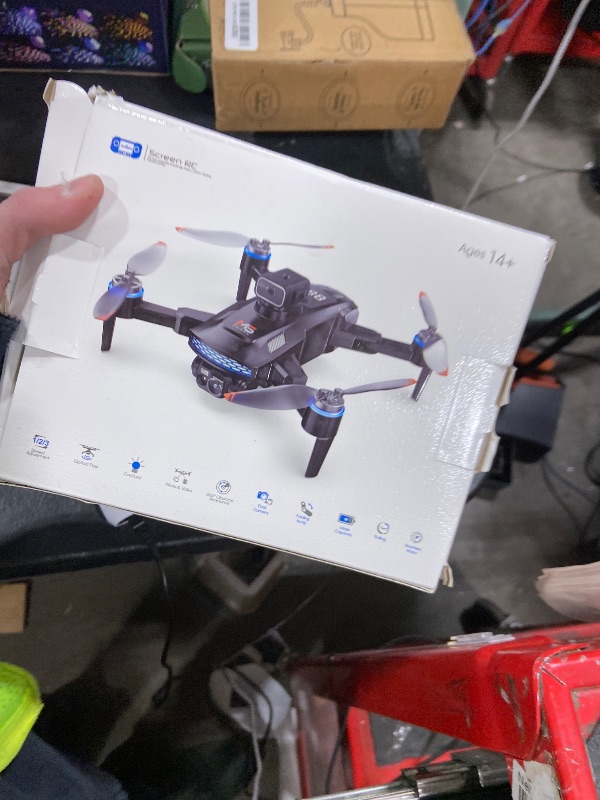 Photo 1 of Drone With 4K Dual Cameras, Mini Drones One Key Take Off/Landing,Brushless Motor,Altitude Hold, Waypoint Fly, Headless Mode, 360°Flip, 2 Batteries, 3 Speeds Modes,Foldable RC Quadcopter Beginners.