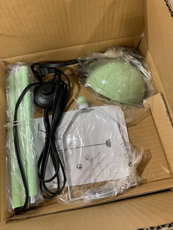 Photo 1 of COSYLUX Modern Floor Lamp for Living Room, Industrial Tall Standing Lamp for Bedroom, Metal Shade Reflecting Light Reading Floor Lamp for Office, Nursery Room, Corner(Pastel Green)