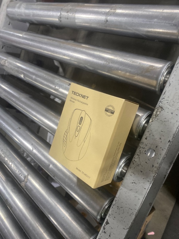 Photo 1 of TECKNET Wireless Mouse (BT5.0/3.0 & 2.4G) Rechargeable 4800 DPI Silent USB A & Bluetooth Mouse 6 Buttons, Wide Compatibility - Grey