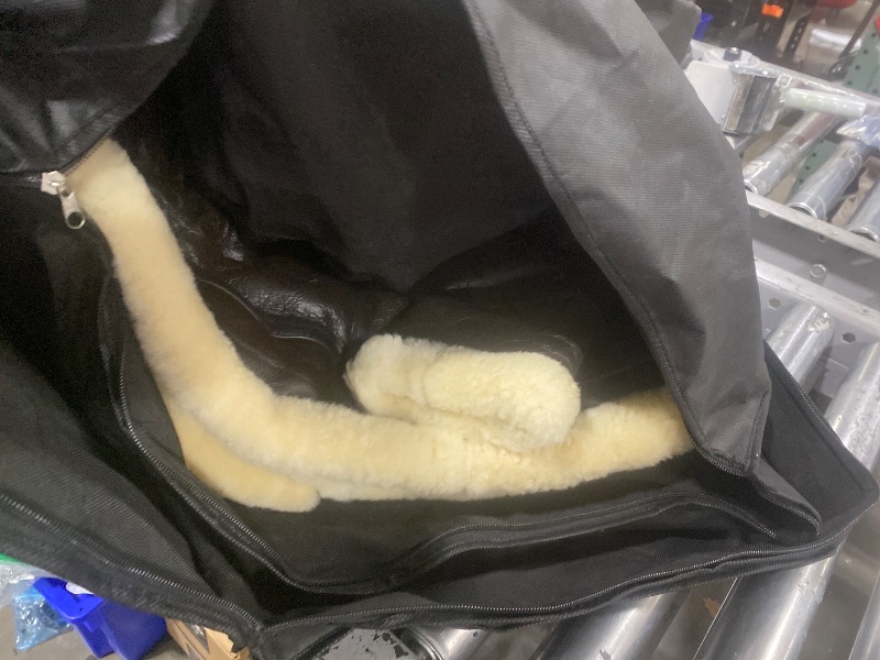 Photo 1 of MARCO ENZOLANI B3 Bomber Jacket Aviator Real Shearling B3 Bomber Jacket Winter (Brown, m)