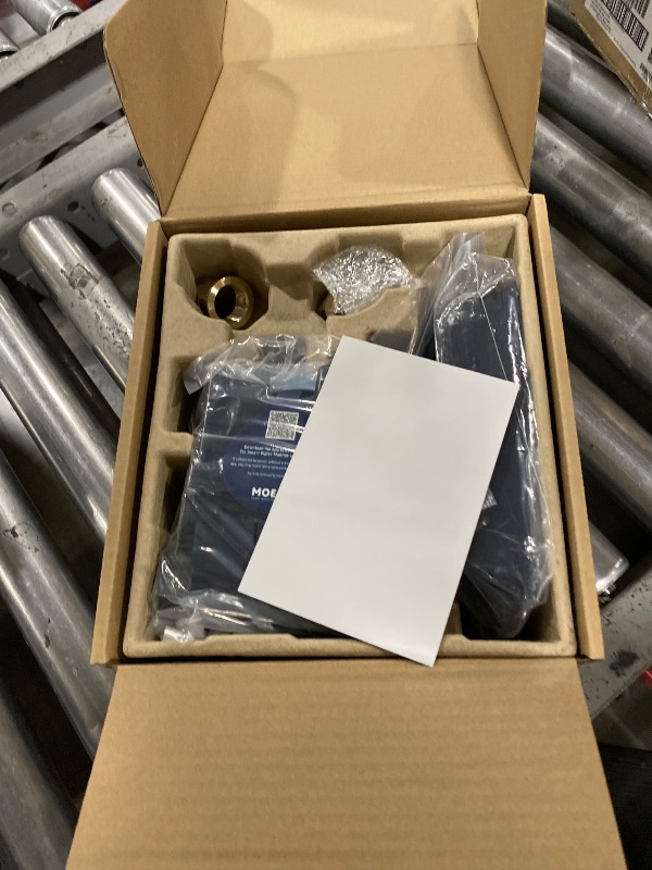 Photo 1 of Moen Flo 3/4-inch Smart Water Shut Off Valve, Smart Home Water Monitor Leak Detector, Wifi Connected, App Enabled Flow Meter and Shutoff, 900-001