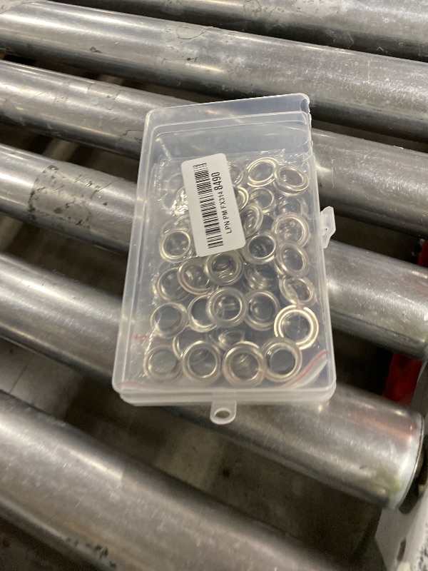 Photo 1 of **SILVER ONLY, MISSING TOOLS** Grommets 1/2 Inch, Cridoz Grommet Eyelets with Setting Tools and Storage Box for Fabric, Tarps, Curtains