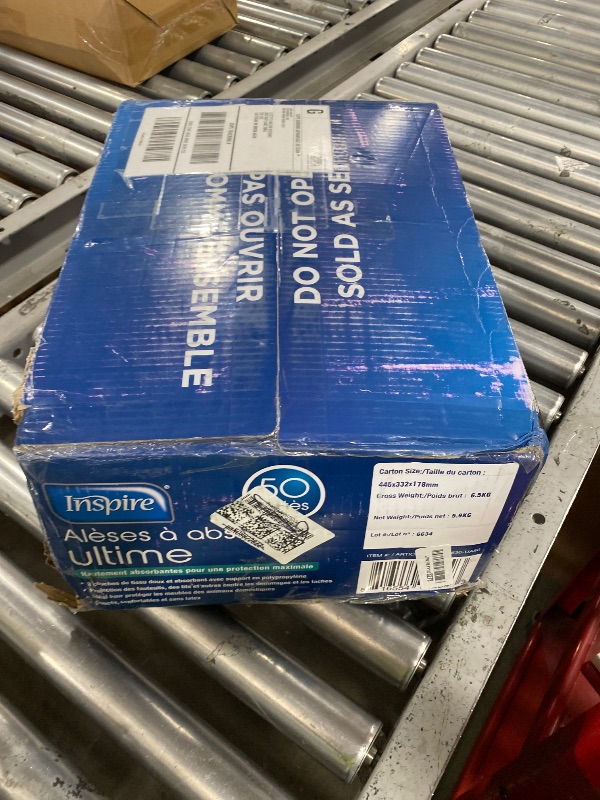 Photo 1 of Inspire Extra Large Super Absorbent Disposable Bed Pads for Chronic Incontinence Ultra Thick and Absorbent Bed Pads Disposable Adult | Pee Pads for Adults (36" X 36" Pack of 50)