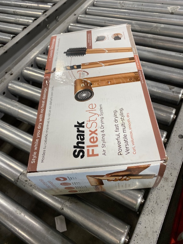 Photo 1 of Shark FlexStyle® (Special Edition) | Air Styling & Drying System | Powerful Hair Dryer Brush & Multi-Styler | Auto-Wrap Curlers, Oval Brush, Concentrator, & Storage Bag Included | Copper | HD433CP