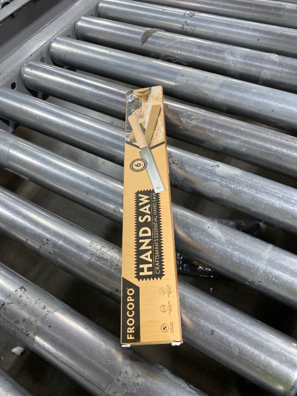 Photo 1 of Frocopo Hand Saw Woodworking Tools, 6-Inch Pull Saw, Flexible Double-Edge Blade 17/11 TPI, Japanese Flush Cut for DIY Craft, Non-Slip Wood Handle, Sharp & Lightweight for Woodworking and Garden Trim