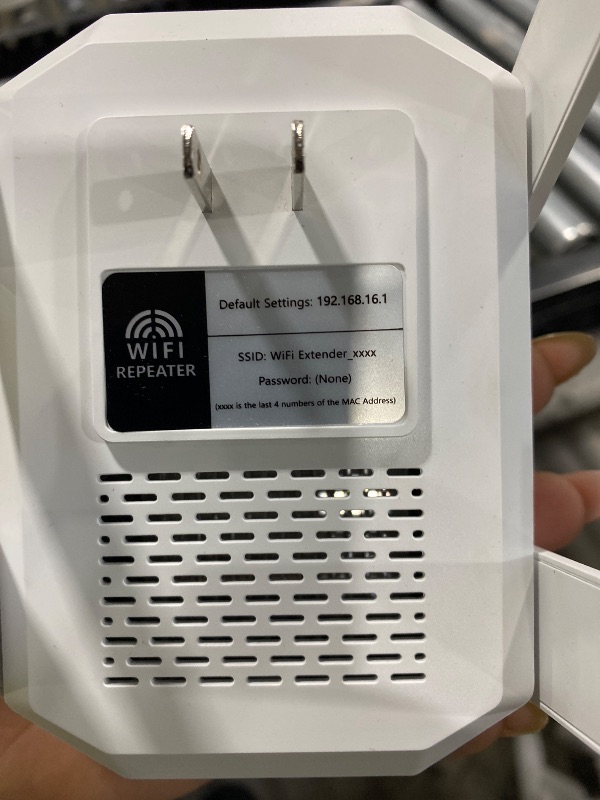 Photo 1 of 2026 AX3000 WiFi 6 Extender, WiFi Extender Signal Booster for Home-Dual Band (2.4G/5.8G), Gigabit Ethernet Port,Up to 12,000 Sq.Ft. & Support 99+ smart Devices Easy Setup & Faster Speed (White)