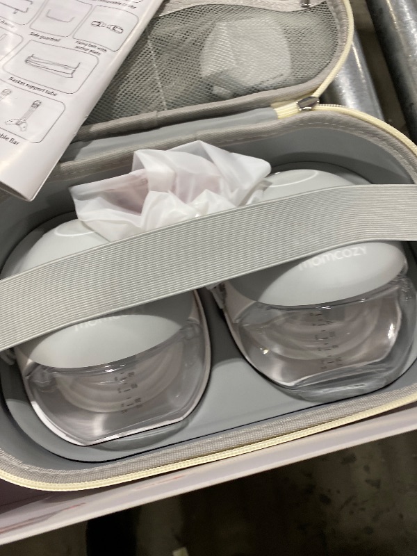 Photo 1 of Momcozy Breast Pump Hands Free Upgraded Mobile Flow | M9, App Discreet Control with Personalized Multi-Modes & 15 Levels, Wearable Breast Pump 24mm, 2 Pack Gray