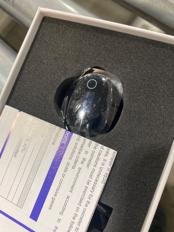 Photo 1 of Pulse Oximeter O2 Ring Oxygen Monitor with Smart Reminder Sleep Oxygen Monitor Continuous Recording of SpO2 & PR, Blood Oxygen Saturation Rechargeable Pulse Ox with Free APP & Reports