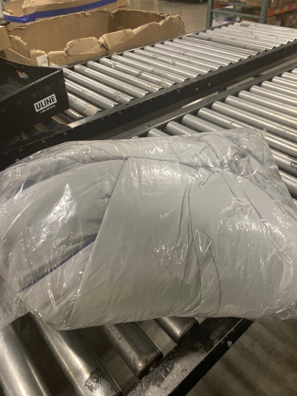 Photo 1 of Dream Valley Outlast® King Cooling Comforter, NASA-Grade Instant Cooling Blanket for Hot Sleepers, Luxurious Comforter for All Season, Cool Grey, 106"x90"