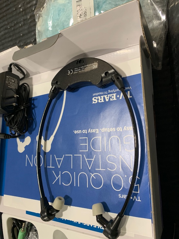 Photo 1 of TV Ears Digital Wireless Headset System for Seniors – Personal Volume Control, TV Hearing Device, No Audio Delay, Plug-N-Play, Works with Most TV Brands, Ideal for Hearing Impaired – Model 11741