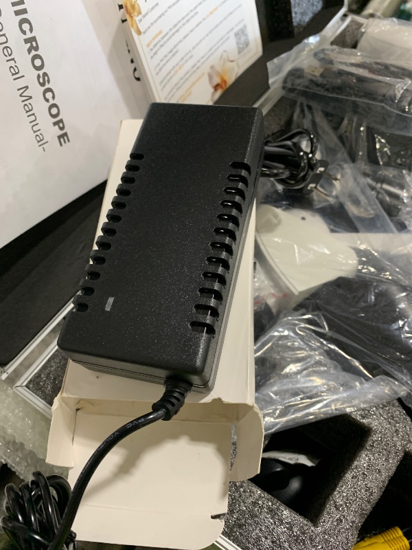 Photo 1 of Microscope for Adults with 40X-2500X Magnification, Lab Trinocular Compound Microscope with Thermostat Stage, 7'' LCD Screen, Built-in 5MP Camera for Lab School (Constant Temperature)