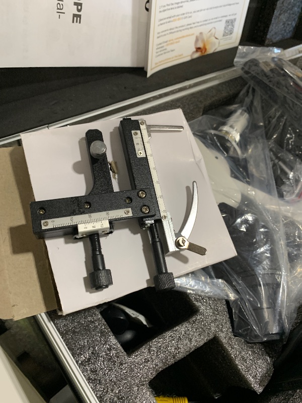 Photo 1 of Microscope for Adults with 40X-2500X Magnification, Lab Trinocular Compound Microscope with Thermostat Stage, 7'' LCD Screen, Built-in 5MP Camera for Lab School (Constant Temperature)