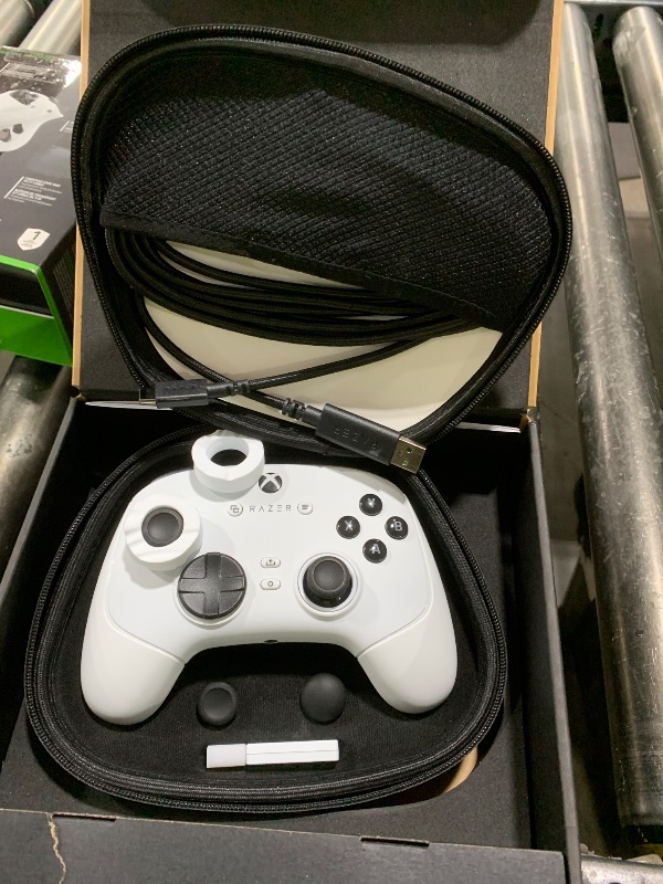 Photo 1 of Razer Wolverine V3 Pro Wireless Gaming Controller: Licensed for Xbox Series X|S, Xbox One, Windows PC - 6 Remappable Buttons - Fast Triggers - Customizable Thumbsticks - Wired Tournament Mode - White