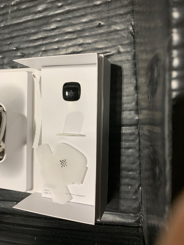 Photo 1 of Fitbit Sense 2 Advanced Health and Fitness Smartwatch with Tools to Manage Stress and Sleep, ECG App, SpO2, 24/7 Heart Rate and GPS, Lunar White/Platinum, One Size (S & L Bands Included)