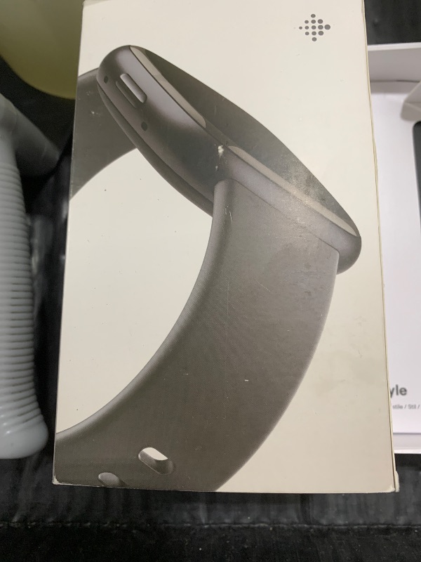 Photo 1 of Fitbit Sense 2 Advanced Health and Fitness Smartwatch with Tools to Manage Stress and Sleep, ECG App, SpO2, 24/7 Heart Rate and GPS, Shadow Grey/Graphite, One Size (S & L Bands Included)