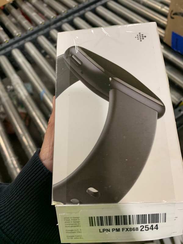 Photo 1 of Fitbit Sense 2 Advanced Health and Fitness Smartwatch with Tools to Manage Stress and Sleep, ECG App, SpO2, 24/7 Heart Rate and GPS, Shadow Grey/Graphite, One Size (S & L Bands Included)