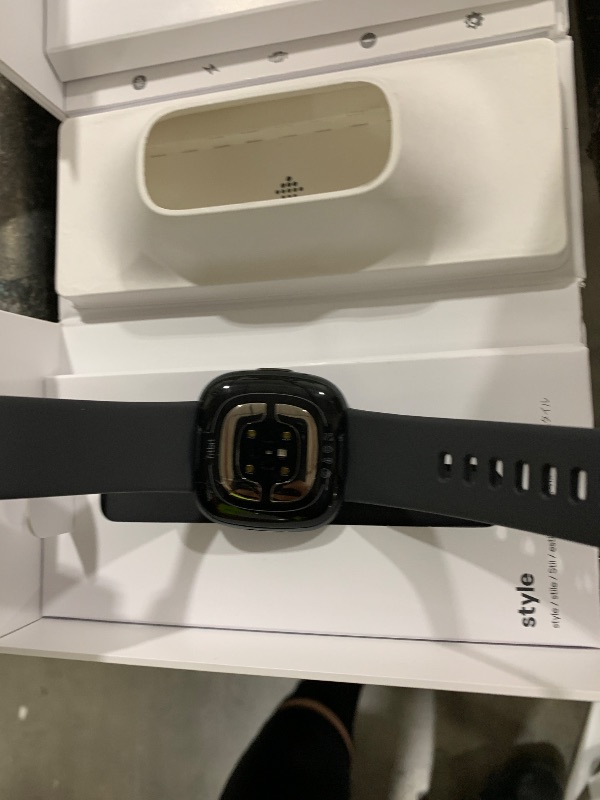Photo 1 of Fitbit Sense 2 Advanced Health and Fitness Smartwatch with Tools to Manage Stress and Sleep, ECG App, SpO2, 24/7 Heart Rate and GPS, Shadow Grey/Graphite, One Size (S & L Bands Included)