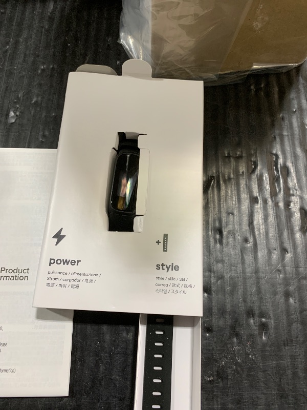 Photo 1 of Fitbit Inspire 3 Health &-Fitness-Tracker with Stress Management, Workout Intensity, Sleep Tracking, 24/7 Heart Rate and more, Midnight Zen/Black One Size (S & L Bands Included)