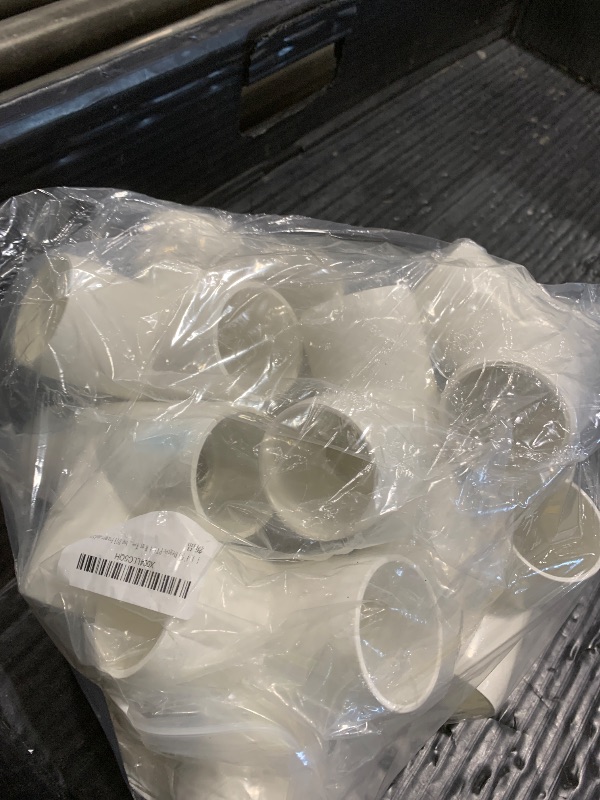 Photo 1 of 1-1/4" 90 Degree PVC 4 Way Tee Fitting, 10 Pcs Pipe Connectors, Schedule 40 Furniture Grade PVC Tee Corner for DIY Frames and Structures