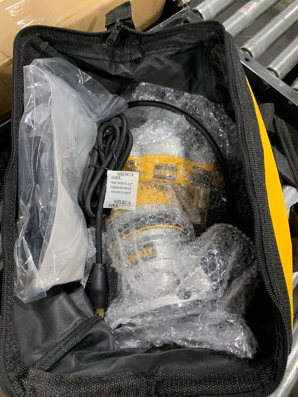Photo 1 of DEWALT Router, Fixed and Plunge Base Kit, Soft Start, 12-Amp, 24,000 RPM, Variable Speed Trigger, Corded (DW618PKB)