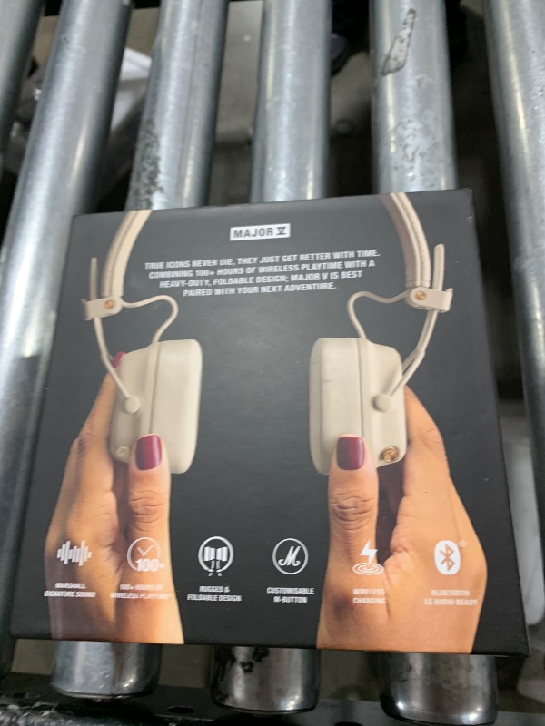 Photo 1 of Marshall Major V On-Ear Wireless Bluetooth Headphone - Cream