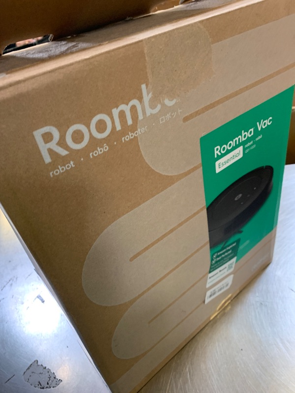 Photo 1 of iRobot Roomba Vac Robot Vacuum (Q011) - Power-Lifting Suction, Quieter Cleaning Mode, Multi-Surface Cleaning, Cleans in Neat Rows, Easy to use, Self-Charging, Works with Alexa
