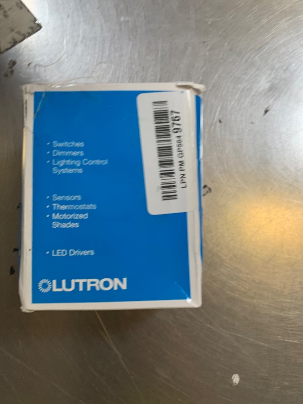 Photo 1 of Lutron Caseta Original Smart Light Switch (Lutron Smart Hub Required), for Home, LED Lights, and Fans, 6 Amp, Single-Pole/3-Way, Neutral Required, PD-6ANS-WH, White