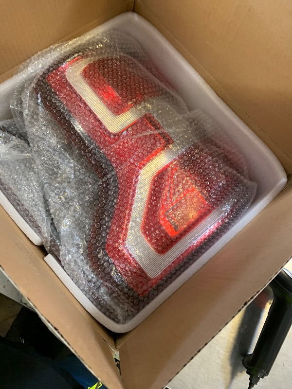 Photo 1 of OKLPF Rear Brake Tail Light Compatible With 2018 2019 2020 Ford F150 F-150 Replace JL3Z-13404-H JL3Z-13405-H,Replace Red Taillight Assembly,Included Bulbs and Harness,Driver and Passenger Side