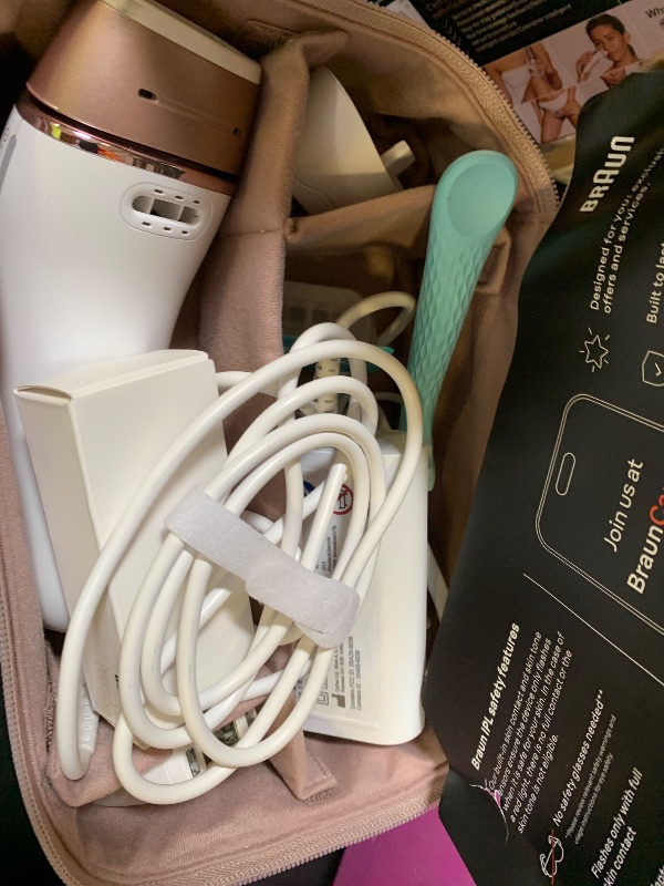 Photo 1 of Braun Skin i-Expert Smart IPL PL7219 at Home Laser Hair Removal for Women and Men with App, Premium Pouch, Venus Razor, 2 Smart Heads, Facial Trimmer