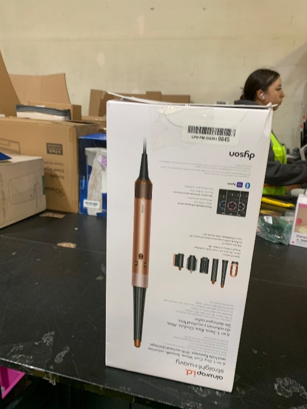 Photo 1 of Dyson Airwrap i.d. Multi-Styler, Allure Winner, Bluetooth Connected, No Heat Damage, 6-in-1 Versatility, Intelligent Hair Styler