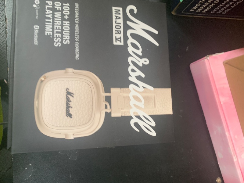 Photo 1 of Marshall Major V On-Ear Wireless Bluetooth Headphone - Cream