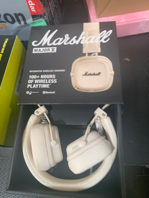 Photo 1 of Marshall Major V On-Ear Wireless Bluetooth Headphone - Cream