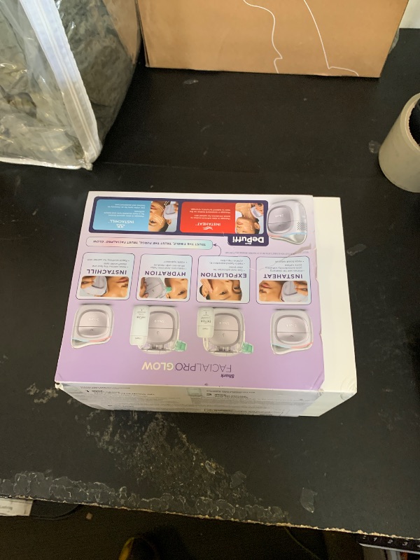 Photo 1 of Shark FacialPro Glow at-Home Hydro-Powered Facial System with DePuffi Hot & Cold Therapy – Professional Spa Skincare Device for Pore Cleansing, Hydration, & Radiant Glow, Lilac, FH320PL