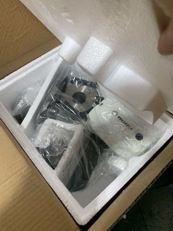 Photo 1 of Reliable 1500FR Octagonal Knife Cloth Cutting Machine, 4-Inch High Power Light Weight Fabric Cutter, 1" cutting capacity, High-power Electric Motor, Knife Guard, Automatic Sharpener, Thin Base Plate