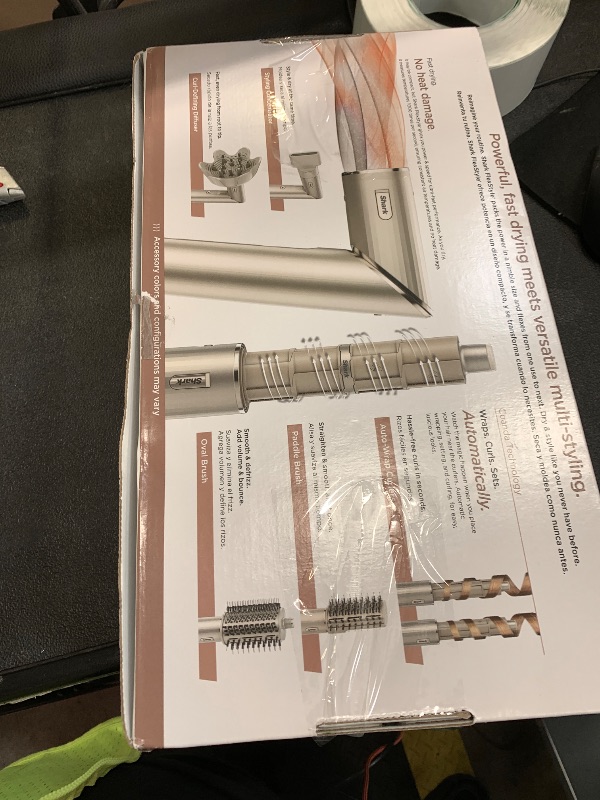 Photo 1 of Shark HD430REF (Refurbished) FlexStyle Air Styling & Drying System, Powerful Hair Dryer Brush & Multi-Styler with Auto-Wrap Curlers, Paddle Brush, Oval Brush, Concentrator Attachment, Stone (Renewed)