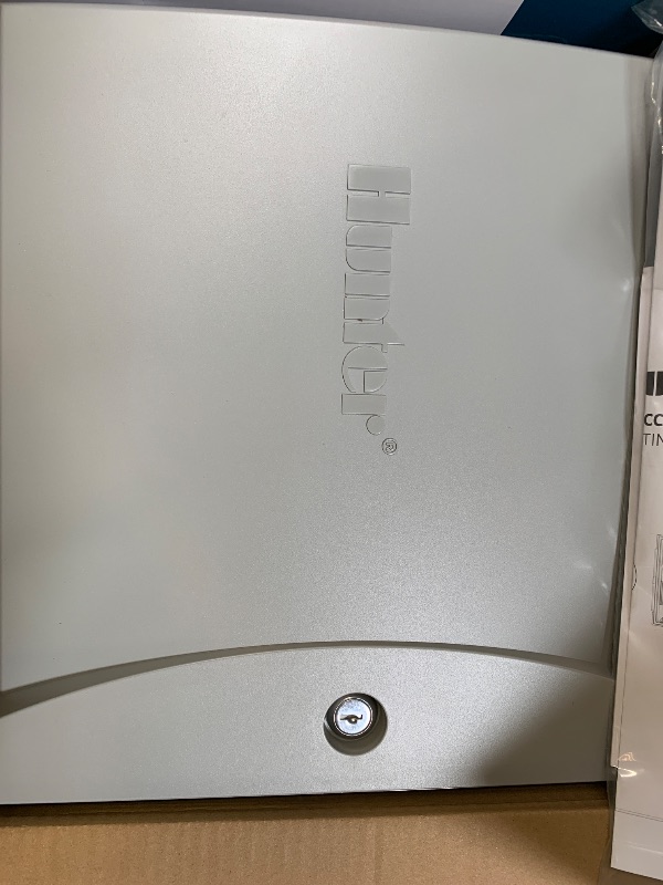 Photo 1 of Hunter HCC 800 PL Smart WiFi Irrigation Controller Hydrawise Enabled 8 Station Base Expandable to 54 Zone Outdoor Sprinkler Timer with Weather Based Scheduling Wall Mount