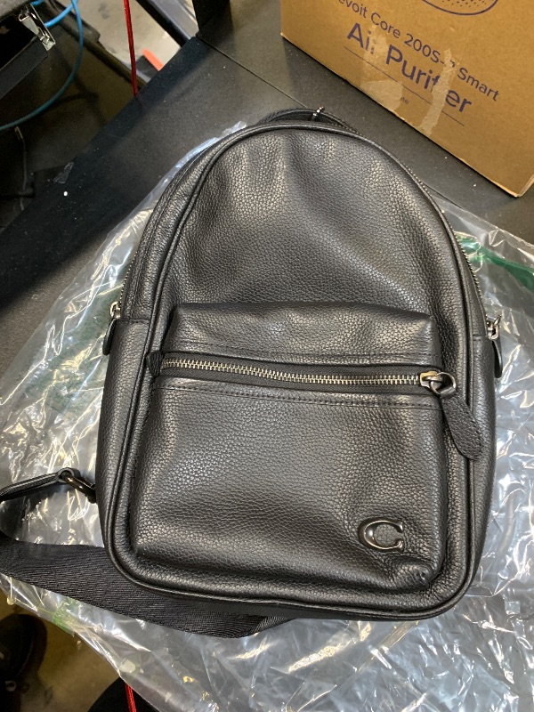 Photo 1 of Coach Charter Logo Plaque Backpack 