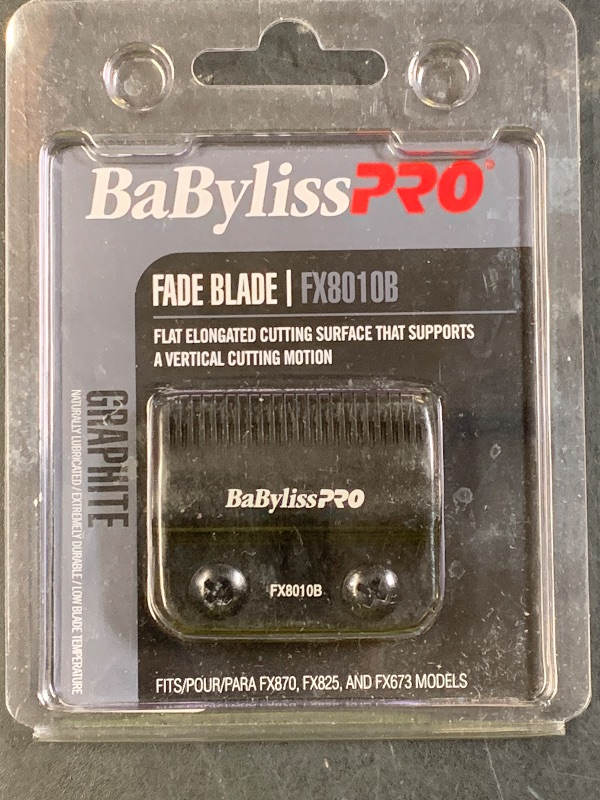 Photo 1 of BaBylissPRO Barberology Replacement Black Graphite Replacement Fade Blade for Hair Clippers (FX8010B)
