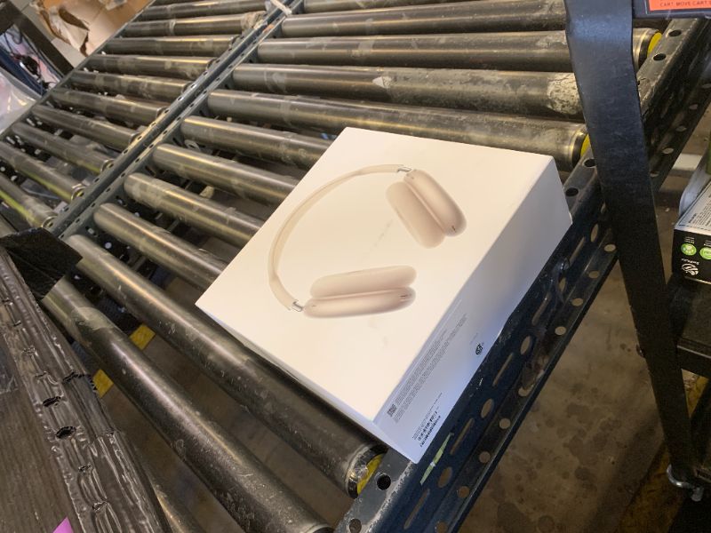 Photo 1 of Apple AirPods Max 2 Wireless Over-Ear Headphones, Active Noise Cancellation, Adaptive Audio, Personalized Spatial Audio, Live Translation, Bluetooth Headphones for iPhone – Starlight