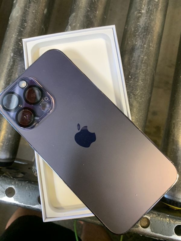 Photo 1 of Apple iPhone 14 Pro Max, 128GB, Deep Purple - Unlocked (Renewed)