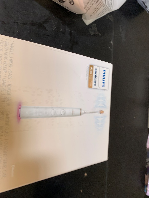 Photo 1 of Philips Sonicare DiamondClean Smart 9750 Electric Toothbrush - Sonic Toothbrush with App, Pressure Sensor, 15 Brushing Settings, Replacement Reminder, USB Charging Travel Case, Rose Gold, HX9924/67
