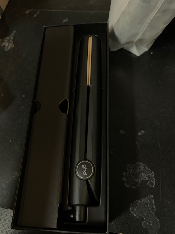 Photo 1 of ghd Original Styler - 1” Flat Iron Hair Straightener with Ceramic Heat Technology, 365ºF Safe Styling Temperature, Smooth Gloss Plates, Fast Heat-Up and Auto Sleep Mode - Black
