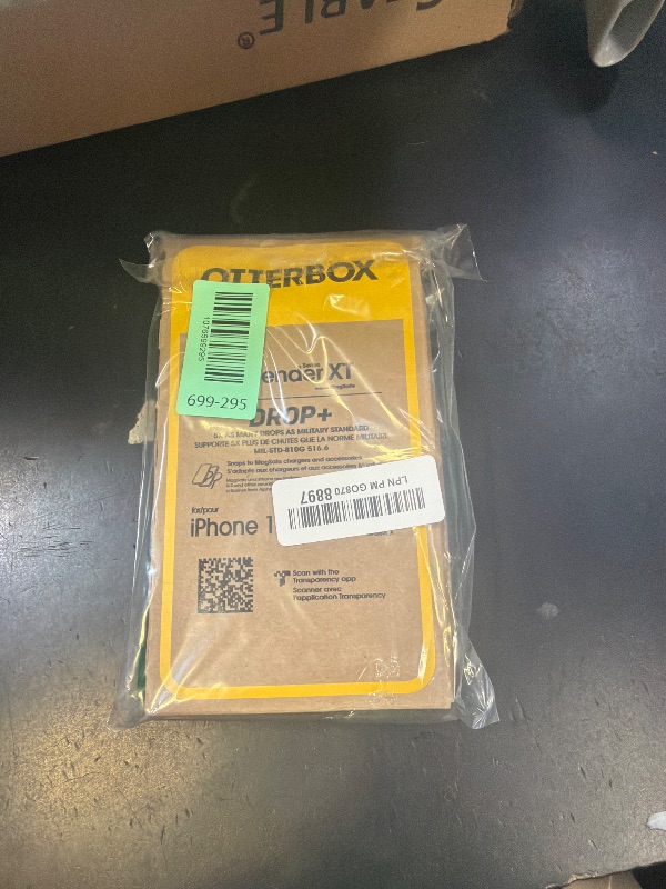 Photo 1 of OtterBox iPhone 17 Defender Series Pro XT Clear Case - Dark Side - Black - Tough, Rugged & Durable iPhone Case, Snaps on MagSafe