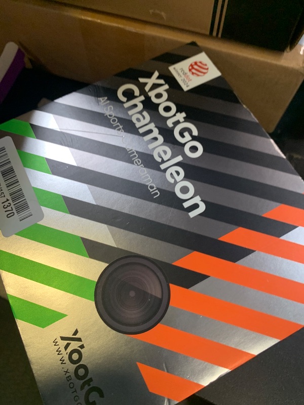 Photo 1 of XbotGo Chameleon AI Auto Sports Action Camera - 4K 60FPS Soccer Camera and Basketball Tracking Camera for Team Sports, Live Streaming, No Subscription, Works with iOS & Android (Lava Graphite)