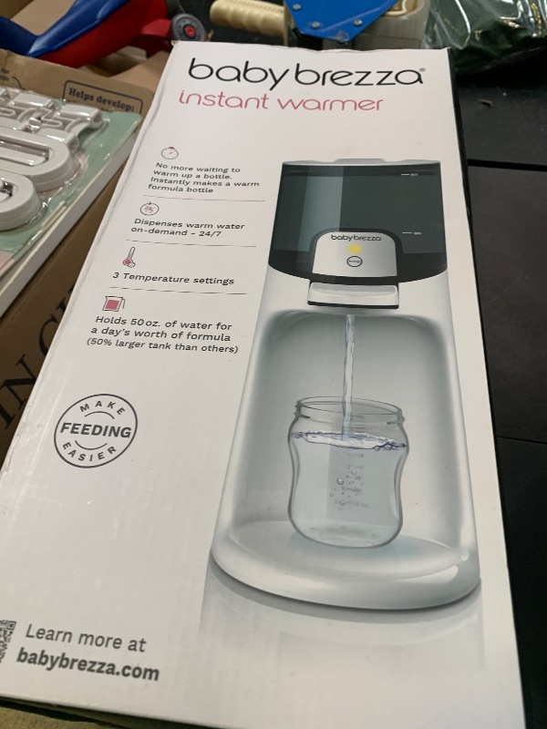 Photo 1 of Baby Brezza Instant Baby Bottle Maker with 3 Temperature Settings for Formula Warming, 50oz Tank Capacity, 24/7 Warm Water Dispenser, Electric Kettle Alternative