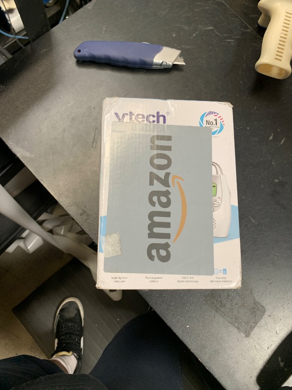 Photo 1 of VTech DM221-2 Digital Audio Baby Monitor with 2 Parent Units, DECT 6.0, 1000ft Long Range, Talk Back Intercom, Vibrating Alert, Night Light, Rechargeable - White