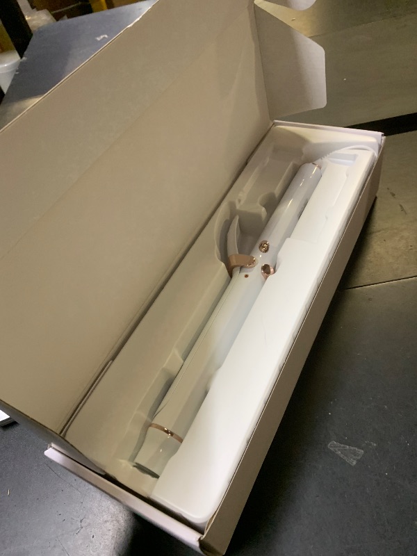 Photo 1 of T3 SinglePass Curl X Extra-Long Barrel Curling Iron with 9 Heat Settings and Ceramic Barrel for Fast Styling and Lasting Results on All Hair Types