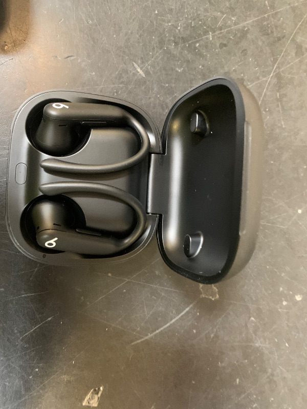 Photo 1 of Beats Powerbeats Pro 2 - Wireless Noise Cancelling Workout Earbuds with Secure- Fit Earhooks, Up to 45-Hour Battery with Charging Case, Sweat & Water Resistant, Heart Rate Monitoring - Jet Black